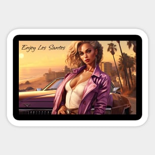 Postcard from Los Santos 1 Sticker